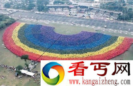 世界上最大的彩虹