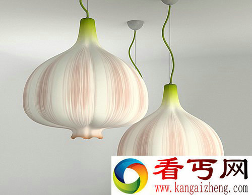 Garlic Lamp 吊在天花板上的“大蒜” 如此特色的鲜明的吊灯