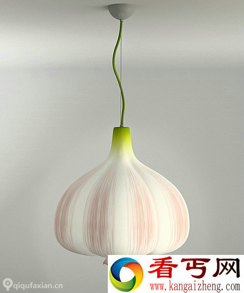 Garlic Lamp 吊在天花板上的“大蒜” 如此特色的鲜明的吊灯