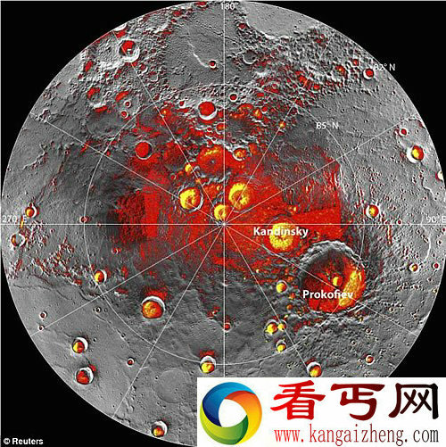 距太阳最近的水星 发现水冰和有机物质