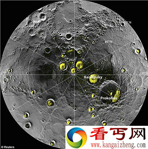 距太阳最近的水星 发现水冰和有机物质