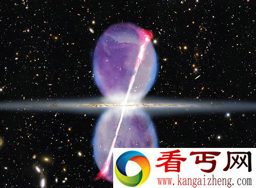 银河中心发现巨大能量波 进一步增强了星系核活跃性