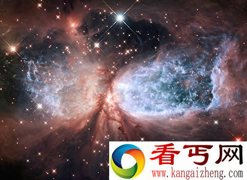 哈勃拍摄到“雪天使”星云 距离地球近2000光年