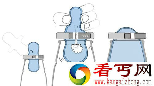一款在任何瓶子都能使用的充气活塞