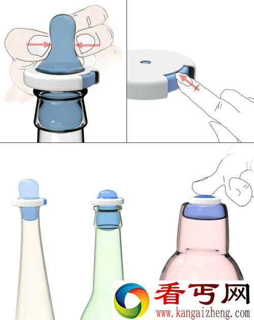 一款在任何瓶子都能使用的充气活塞