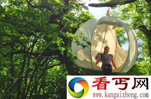 空中球形帐篷 你想在树上睡个安全觉么