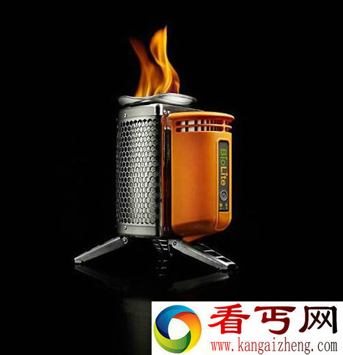 能发电的户外烤火炉 手机没电就起火发电吧