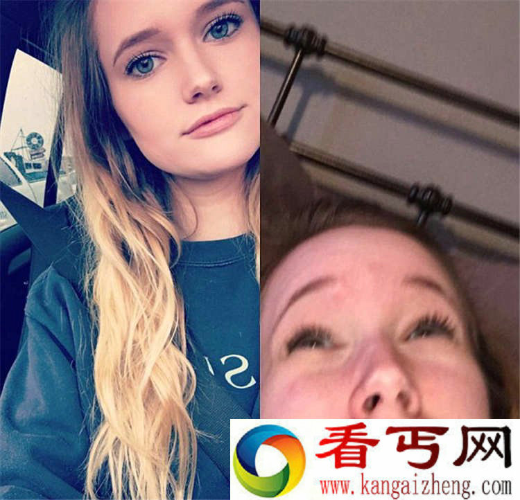 美女秒变丑女 美女竟不遗余力地将自己扮丑