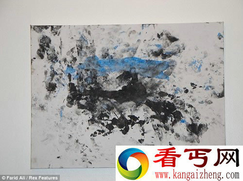 天才猴子“画家” 一幅画要价250英镑 成猴界的“大画家”