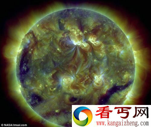 大火球！太阳上发生了一场X5.4 级耀斑爆发