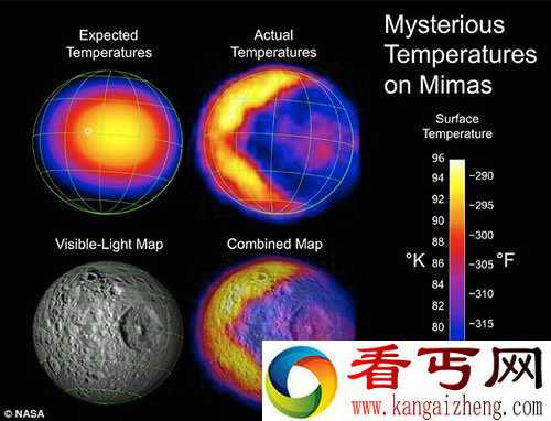 土星卫星Mas 酷似“死亡星球”