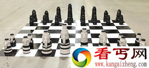 尼康与佳能的棋斗 国际象棋玩的有点奢侈