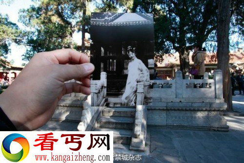 火爆网络的故宫里的穿越照