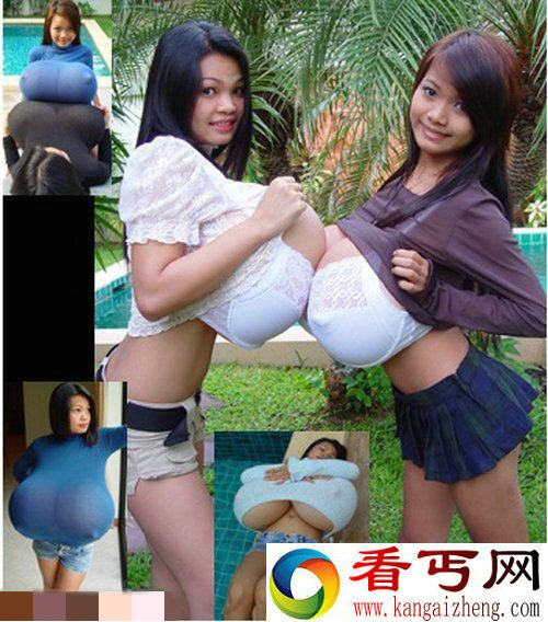 胸霸令人震精 国外巨乳美女搞怪自拍