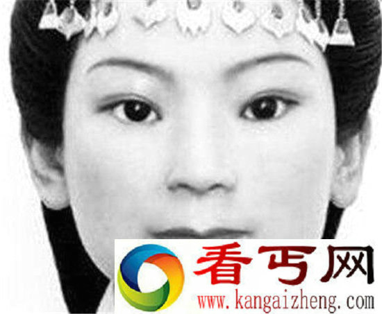 貂蝉古尸容貌复原图 原来貂蝉长这样！