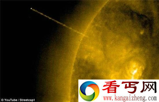 NASA发布外太空照片显示外星人靠近太阳 他们究竟想干嘛？