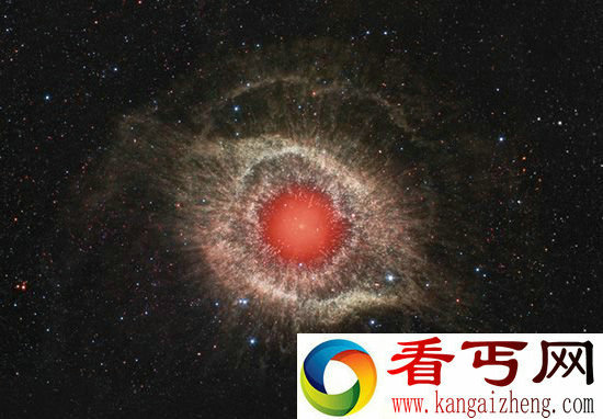 NASA发出上帝之眼照片 红外波段下的螺旋星云