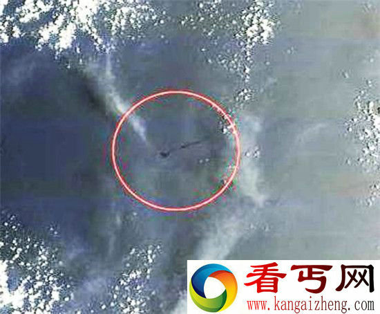 NASA发回地球最新照片 称中国海域疑似出现UFO