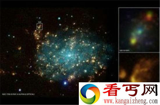 宇宙惊现黑洞释放能量 吞噬蓝超巨星场面