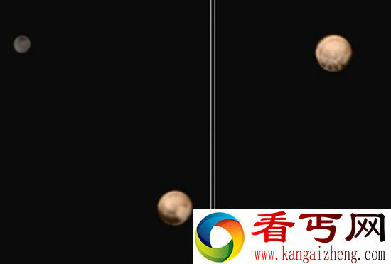 NASA:冥王星最新图像曝光 冥王星赤道存在斑点