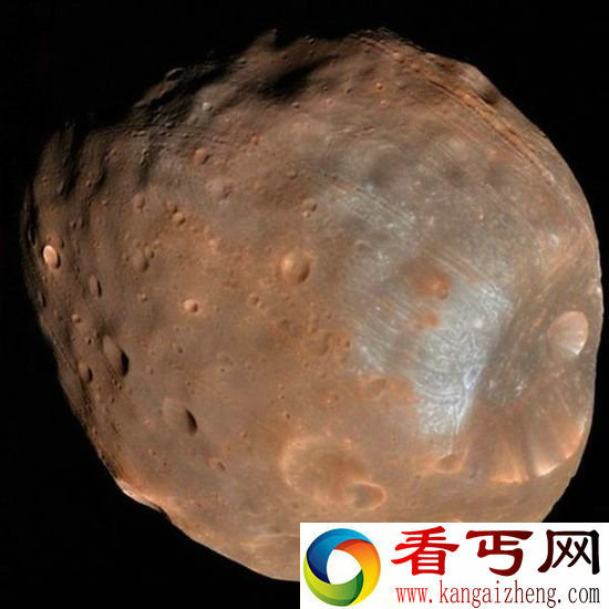 火卫一凹槽结构暗示 曾不断遭受火星引力摧残
