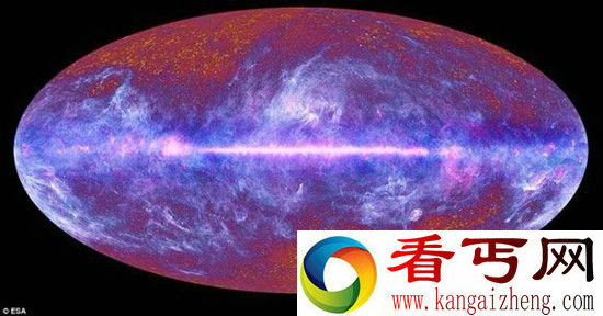 宇宙全景图曝光 欧洲太空总署发布普朗克望远镜发现