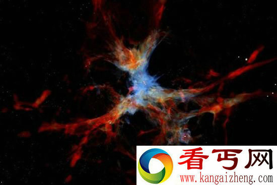 科学家发现蜘蛛星系盘踞宇宙“网”吃掉星际气体