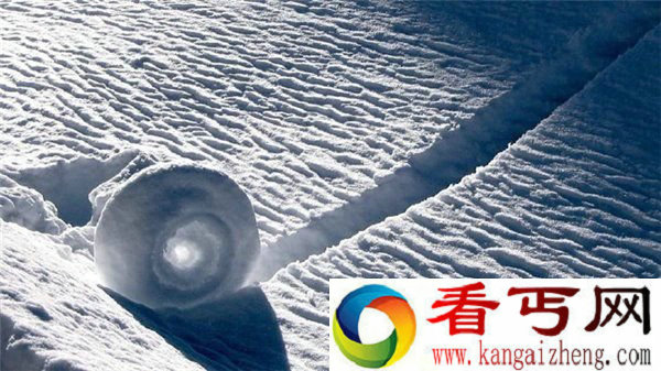 世界最奇特的雪景 疑是外星人干的