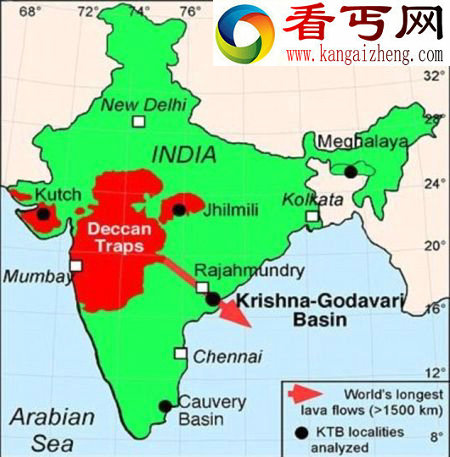 （图）研究称恐龙灭绝因火山喷发和陨石撞击双重灾难