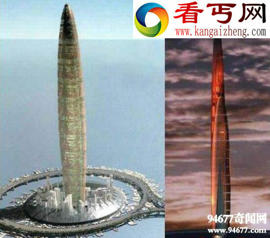 世界第一高楼，沙特阿拉伯国王塔(1007米)