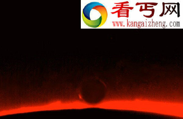 神秘的金星凌日光弧
