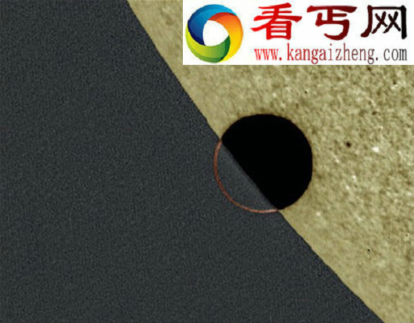 神秘的金星凌日光弧