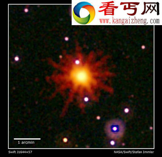 天文学家观测到黑洞吞下恒星震撼过程(图)