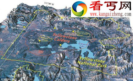 美国黄石公园临近喷发 黄石公园超级火山爆发将横扫美国2/3地区