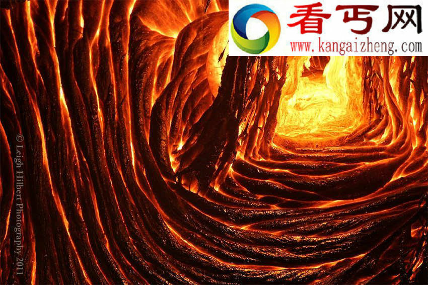 火山爆发 罕见熔岩迸发壮观景象（高清组图）