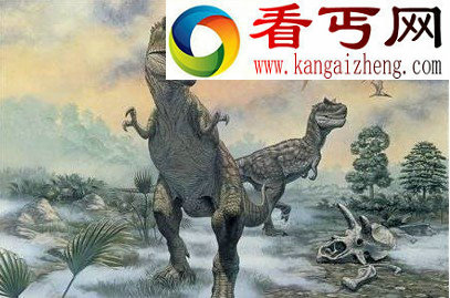 残忍的恐龙杀手食肉奥沙拉龙有三排牙齿
