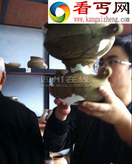 （图）专家考察向家坝水电站淹没区考古遗址 2012年后将被淹没